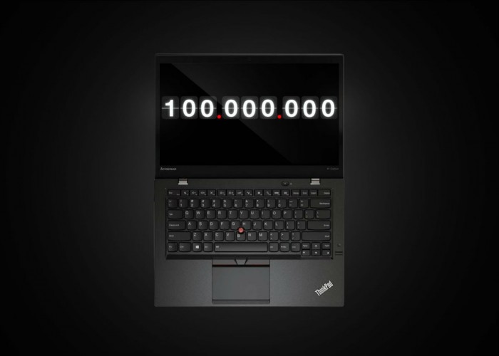O 100 milionů ThinkPadů později