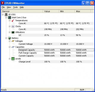 Tady budeme sledovat především hodnotu MAX