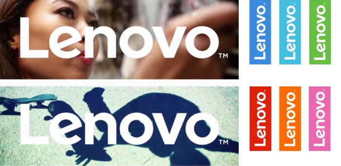 Lenovo logo barevné typy