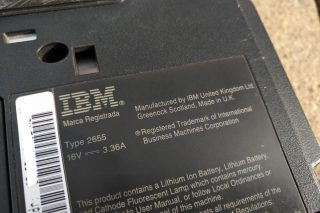 IBM ThinkPad A21e IBM label