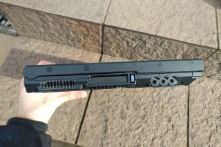 IBM ThinkPad A21e left side