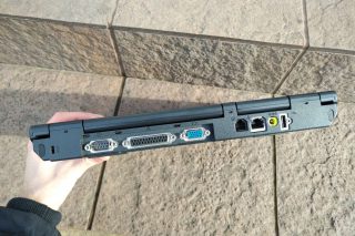 IBM ThinkPad A21e rear side