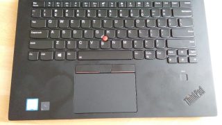 Typický pohled na zařízení ThinkPad