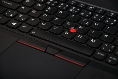 Detail klávesnice Thinkpad T580