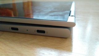 Levá strana v režimu tablet