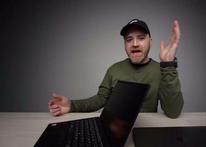 Známý YouTuber přechází od MacBooku k ThinkPadu X1 Carbon