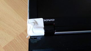 Oprava levého pantu