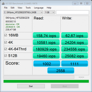 AS SSD Benchmark (iops).
