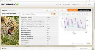 Lenovo Yoga C640 - PCMark 8 Creative.