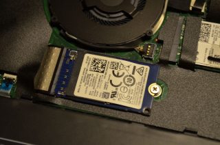 SSD disk v M.2 slotu.