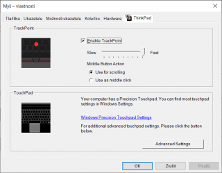 Rychleji už to nejde - a přesto TrackPoint nedostahuje citlivosti, jaké bych rád!