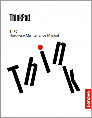Úvodní strána HMM pro ThinkPad T470.