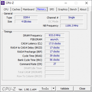 CPU-Z RAM (IdeaPad S340-14IKB).