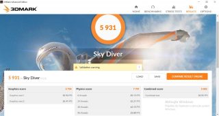 3DMark Sky Diver (IdeaPad S340-14IKB).