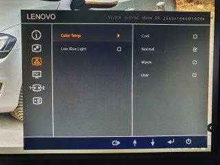 LCD Legion Y27gq-20 OSD10