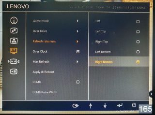 LCD Legion Y27gq-20 OSD14