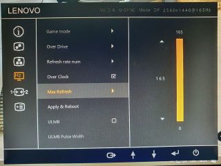LCD Legion Y27gq-20 OSD16
