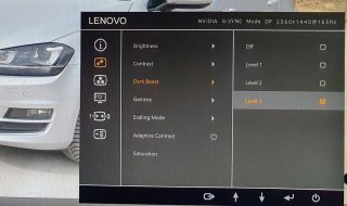 LCD Legion Y27gq-20 OSD4