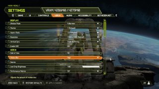 DOOM Eternal, nastavení.