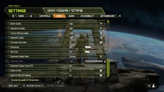 DOOM Eternal, nastavení.