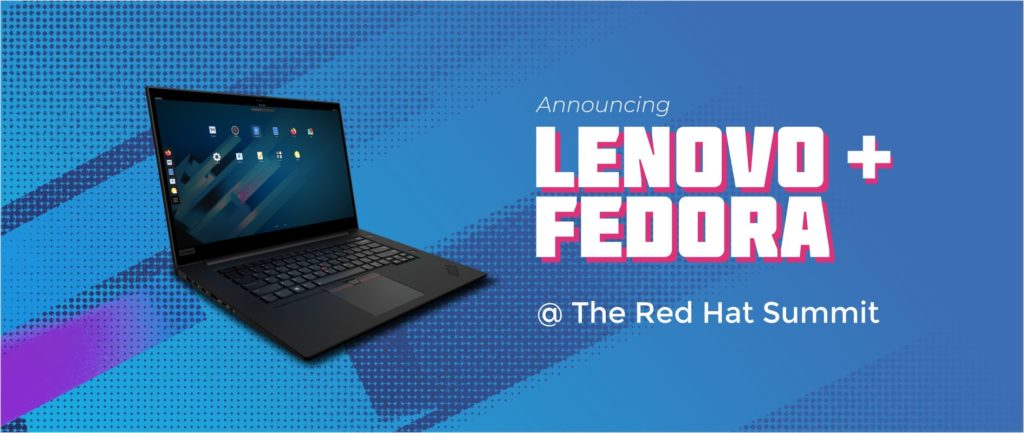 Fedora a ThinkPad. Zdroj: Fedora Magazine