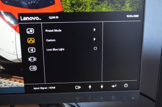 Funkce potlačení modrého světla.