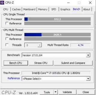Lenovo Ideapad S540-CPUZbench2