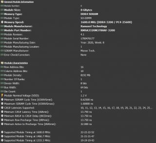 Legion5P Test hwinfoRAM