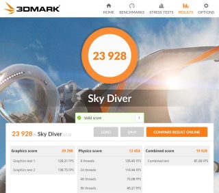 ThinkPadX1ext3 3DmarkSky