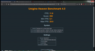 Unigine Heaven Extreme, Lenovo Yoga C940-14IIL.