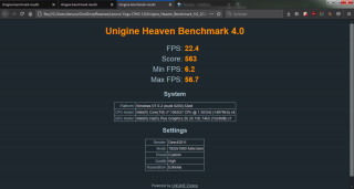 Unigine Heaven High, Lenovo Yoga C940-14IIL.