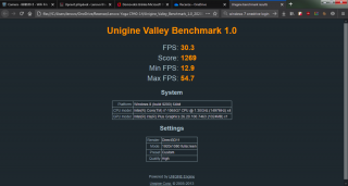 Unigine Valley High, Lenovo Yoga C940-14IIL.