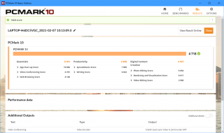 ThinkBook 15p IMH PCMark 10