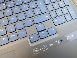 Lenovo Legion Creator 7 – detail klávesnice