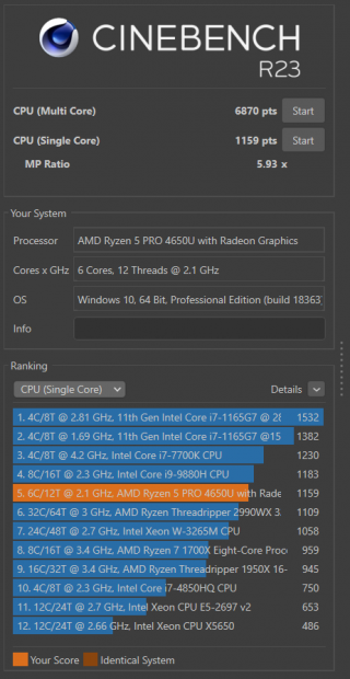 Single-core-Cinebench