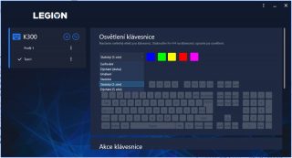 Volba barevného režimu