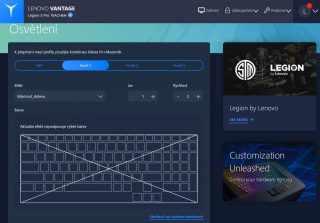 Legion5pro Vantage Keyboard