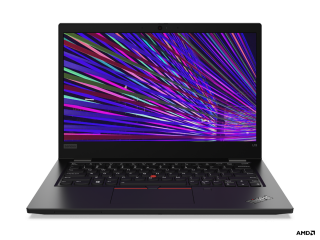 02 Thinkpad L13 Gen-2 Chamshell Hero Front Facing JD Black AMD