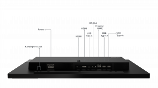 15 ThinkVision T24m-20 Very Bottom View