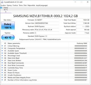 Yoga Slim 7 Pro 14ACH5 CrystalDiskInfo