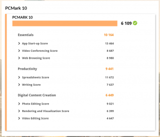 Yoga Slim 7 Pro 14ACH5 PCMark10