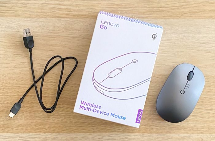 Lenovo Go Wireless Multi-Device Mouse - kompletní balení