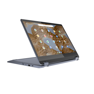 06 Ideapad Flex-3i Chromebook 15 Abyss Blue Stand Facing Right