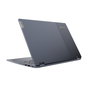 14 Ideapad Flex-3i Chromebook 15 Abyss Blue Rear Facing Left