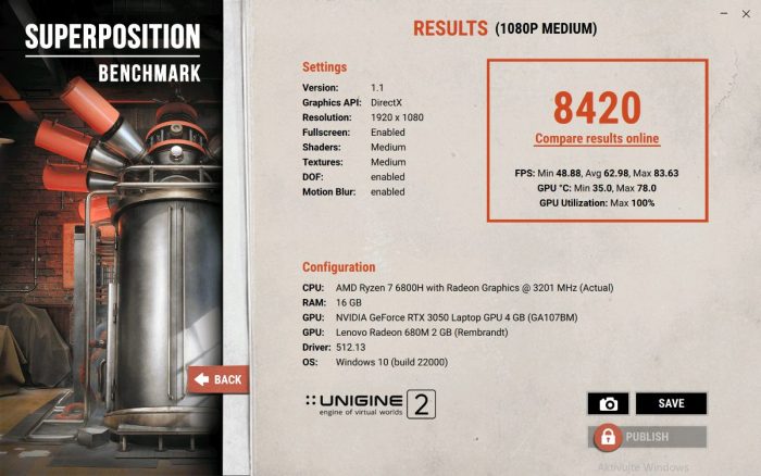 Superposition Benchmark v1.1 8420 1667563114