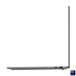 07 Yoga Slim 7i 15 9 Luna Grey Left Side Profile Open