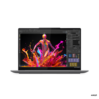 16 Yoga Pro 7 14 9 Luna Gray LCD Front facing eye level display