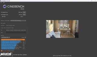 Yoga Slim 9 14 - Cinebench r23