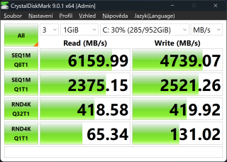 Yoga Slim 9 14 - crystaldiskmark